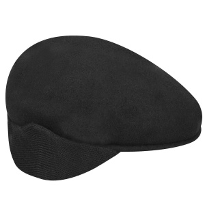 Basca Kangol Wool 504 Earlap, Negru 5
