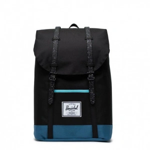 Herschel, Rucsac Retreat Blue Curacao Negru Sustenabil