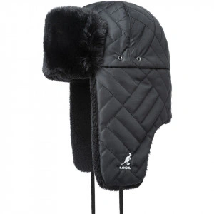 Kangol, Caciula neagra quilted trapper