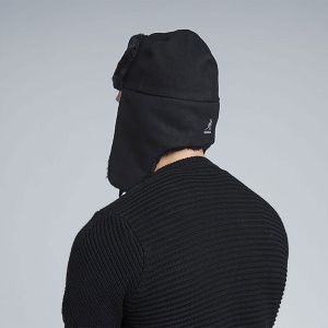 Kangol, Caciula neagra wool ushanka 6