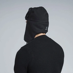 Kangol, Caciula neagra wool ushanka 6