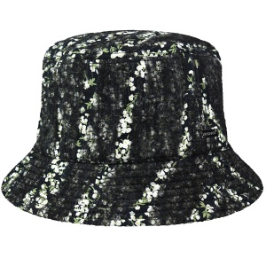 Kangol, Palarie neagra needlepunch floral bucket 4