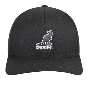 Kangol-sapca-neagra-3D-wool-flexfit-2