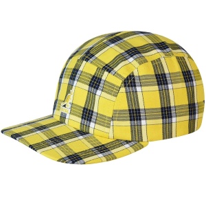 Kangol, Sapca summer plaid baseball, Galben