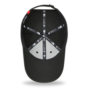 New Era, Sapca ajustabila cu logo brodat Aprilia, Negru mat 3