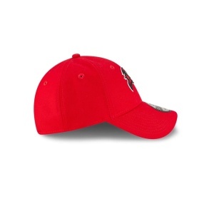 New Era, Sapca ajustabila cu logo brodat Tampa Bay, Rosu mat 4