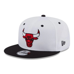 New Era, Sapca baseball 9fifty patch Chicago Bulls, Alb mat 3