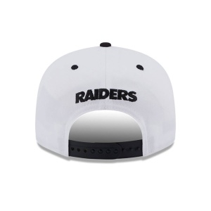New Era, Sapca baseball 9fifty patch Las Vegas Raiders, Alb mat 5