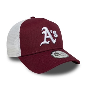 New Era, sapca din plasa Oakland Athletics MLB, Rosu - Img 3