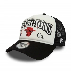 New era, Sapca trucker champions Chicago Bulls, Negru