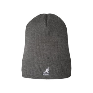 Kangol-caciula-elastica-cu-logo-brodat-gri-antracit-4