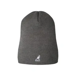 Kangol-caciula-elastica-cu-logo-brodat-gri-antracit-4