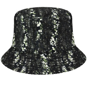 Kangol, Palarie neagra needlepunch floral bucket 5