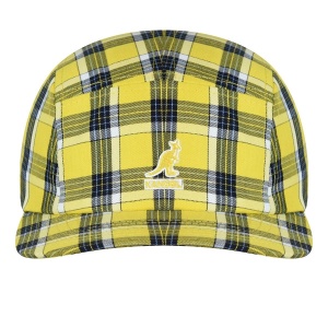 Kangol, Sapca summer plaid baseball, Galben 2