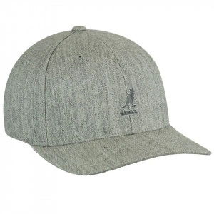 Kangol-sapca-wool-flexfit-baseball-gri-deschis-2