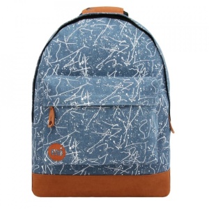 Mi-Pac, Rucsac albastru denim squiggle, 17L