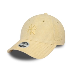 New Era, Sapca ajustabila cord New York Yankees, Galben pal