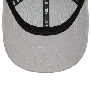 New Era, Sapca ajustabila cu logo brodat AC Milan, Gri antracit mat 5