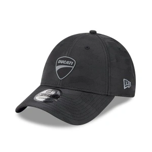 New Era, Sapca ajustabila cu logo brodat Ducati, Negru