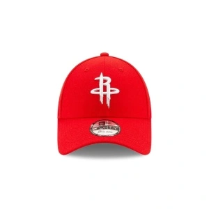 New Era, Sapca ajustabila cu logo brodat Houston Rockets, Rosu mat 2