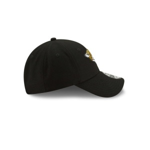 New Era, Sapca ajustabila cu logo brodat Jacksonville Jaguars, Negru mat 5