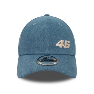 New Era, Sapca ajustabila cu logo brodat VR46, Albastru denim 2