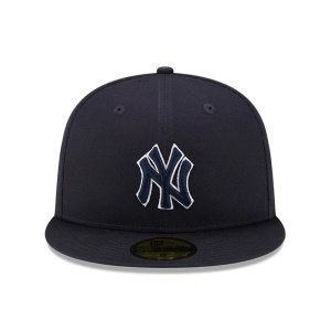 New Era, Sapca baseball 59fifty outline New York Yankees, Albastru marin - Img 2