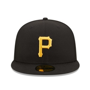 New Era, Sapca baseball 59fifty patch Pittsburgh Pirates, Negru mat 2