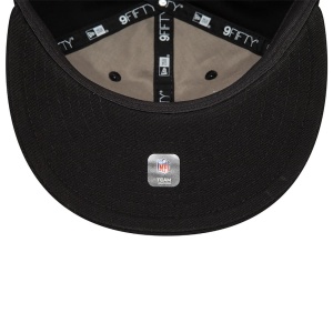 New Era, Sapca baseball 9fifty retro Las Vegas Raiders, Negru mat 4