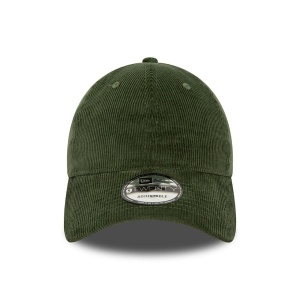New Era, Sapca baseball de bumbac Cord, Verde padure 2