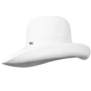 Betmar-palarie-dama-clasic-roll-up-alb