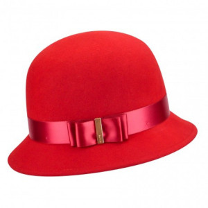 Betmar, Palarie dama mary cloche, rosu