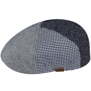 Kangol, Basca pattern 504 patchwork, Albastru