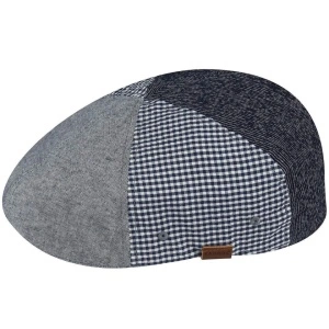 Kangol, Basca pattern 504 patchwork, Albastru