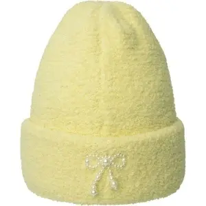 Kangol-caciula-dama-pearl-galben-2