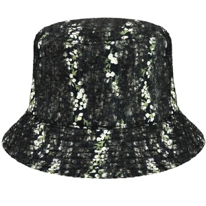 Kangol, Palarie neagra needlepunch floral bucket 6