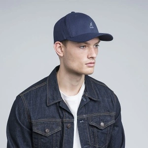 Kangol-sapca-albastra-wool-flexfit-baseball