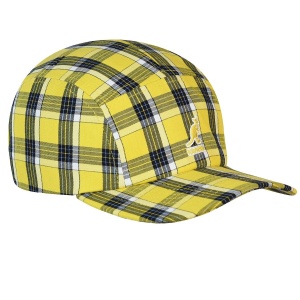 Kangol, Sapca summer plaid baseball, Galben 3
