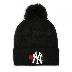 New Era, caciula cu mot Twine New York Yankees, Negru mat