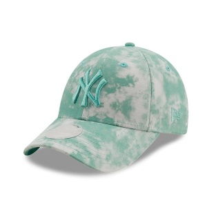 New Era, Sapca ajustabila 9forty tie dye New York Yankees, Verde menta