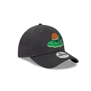 New Era, Sapca ajustabila cu logo brodat Golf Turtle, Gri carbune 3