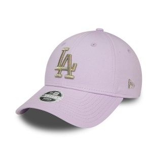 New Era, Sapca ajustabila metallic Los Angeles Dodgers, Mov