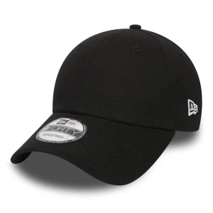 New era, Sapca baseball de bumbac cu logo, Negru mat