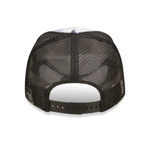 New Era, Sapca de bumbac cu logo cu segmente de plasa Chicago Bulls, Negru/Gri 4
