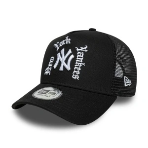 New Era, sapca din plasa NY Yankees wordmark, Negru