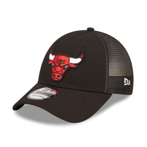 New era, Sapca trucker home field Chicago Bulls, Negru