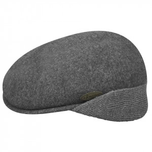 Basca-Kangol-Wool-504-Earlap-Gri-Inchis-2