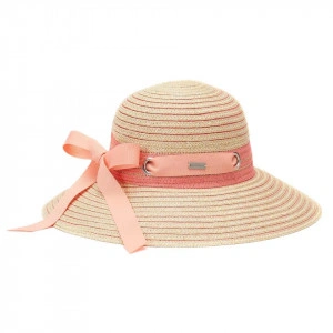 Betmar, Palarie dama jasmine braided wide brim roz