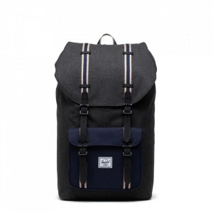 Herschel, Rucsac Little America Negru Crosshatch Peacoat