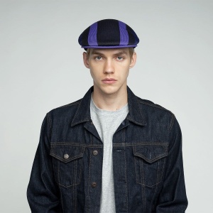 Kangol, Basca neagra sym stripe 504